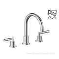 Dual Handle Deck Mount Basin Faucet